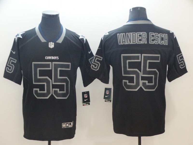 Men's Dallas Cowboys Leighton Vander Esch #55 Black Alternate Jersey